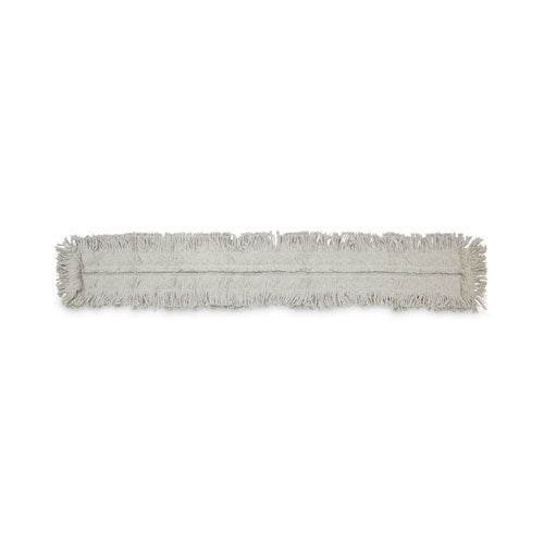 Image of Boardwalk® Disposable Dust Mop Head, Cotton, Cut-End, 60w X 5d