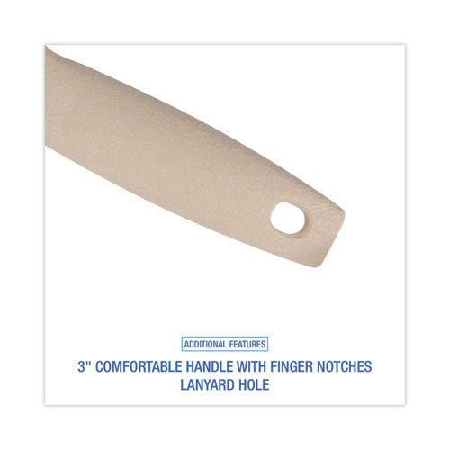 Image of Boardwalk® Utility Brush, Cream Tampico Bristles, 5.5" Brush, 3" Tan Plastic Handle