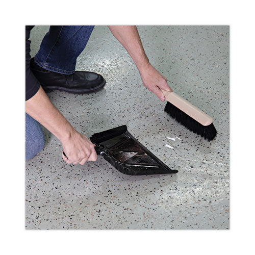 Image of Boardwalk® Counter Brush, Black Tampico Bristles, 4.5" Brush, 3.5" Tan Plastic Handle
