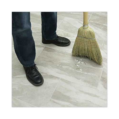 Image of Boardwalk® 100% Corn Brooms, 60" Overall Length, Natural, 6/Carton