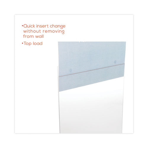Image of deflecto® Classic Image Wall-Mount Sign Holder, Portrait, 8.5 x 11, Clear