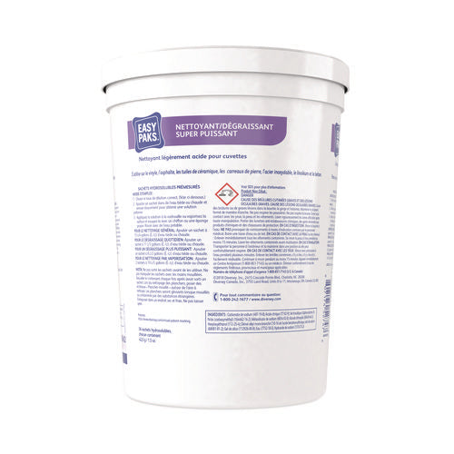 Image of Easy Paks® Heavy-Duty Cleaner/degreaser, 1.5 Oz Packet, 36/tub, 2 Tubs/carton