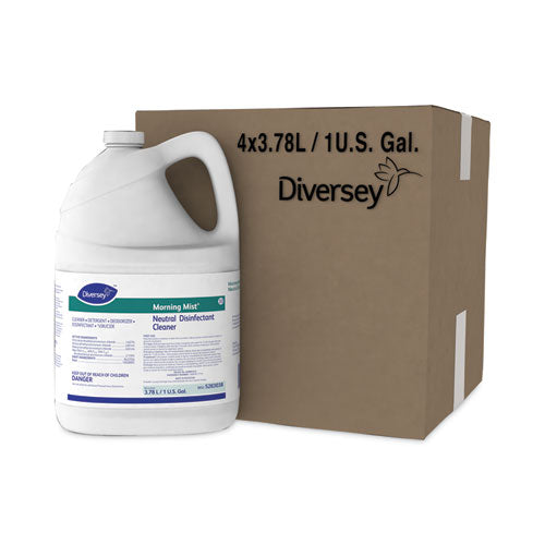 Image of Diversey Morning Mist Neutral Disinfectant Cleaner, Fresh Scent, 1 Gal Bottle