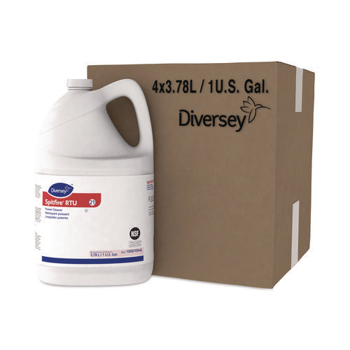 Image of Diversey Spitfire Power Cleaner, Fresh Pine Scent, 3.78 L Container, 4/carton