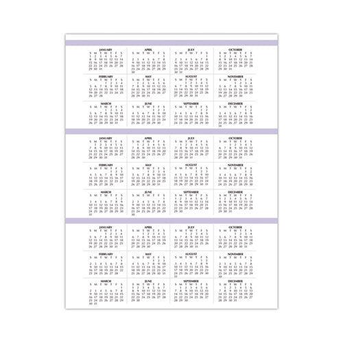 Image of House of Doolittle Recycled WildFlower Weekly/Monthly Planner, WildFlower Artwork, 11 x 8.5, Gray/White/Purple Cover, 12-Month (Jan-Dec): 2025