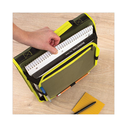 Image of Five Star® Zipper Binder and Expansion Panel, 3 Rings, 2" Capacity, 11 x 8.5, Assorted