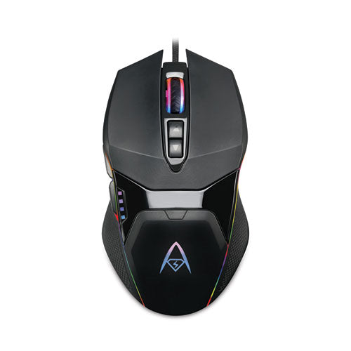Image of Adesso iMouse X5 Illuminated Seven-Button Gaming Mouse, USB 2.0, Left/Right Hand Use, Black