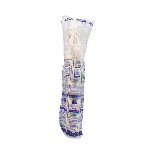 Image of SOLO® Symphony Treated-Paper Cold Cups, 12 oz, White/Beige/Red, 100/Bag, 20 Bags/Carton