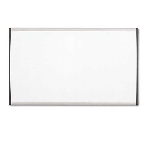 Image of Quartet® ARC Frame Cubicle Board, Magnetic Dry Erase, 30" x 18", White Surface, Satin Aluminum Frame