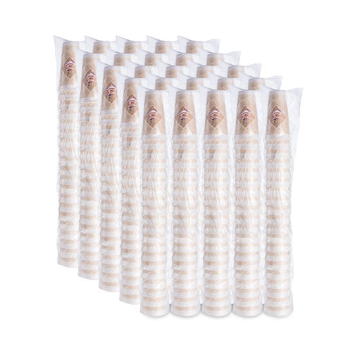 Image of Dart® Cafe G Foam Hot/cold Cups, 20 Oz, Brown/red/white, 500/carton
