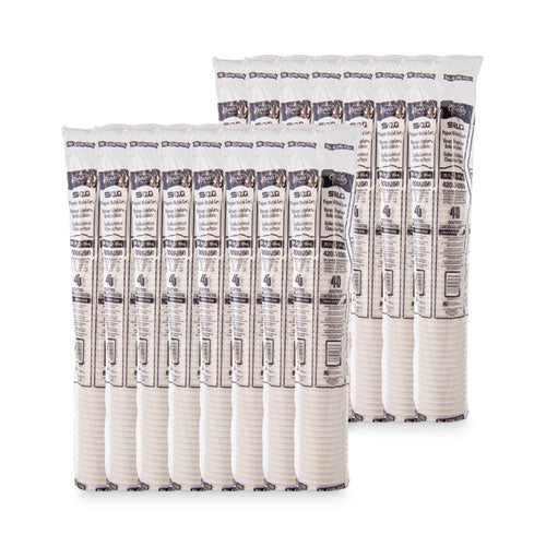 Image of SOLO® Single-Sided Poly Paper Hot Cups, 20 oz, White, 600/Carton