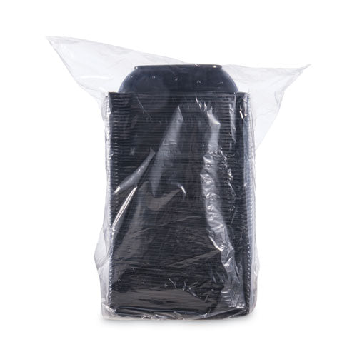 Image of Dart® PresentaBowls Pro Black Square Bowls, 32 oz, 8.5 x 8.5 x 2, Plastic, 63/Bag, 4 Bags/Carton