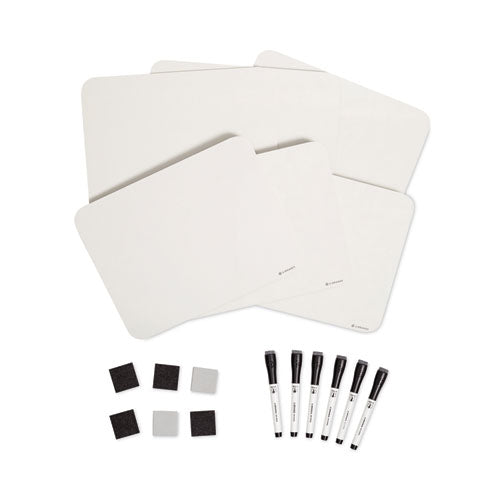 Image of U Brands Single-Sided Dry Erase Lap Board, 12" x 9", White Surface