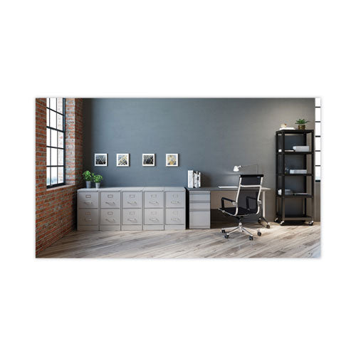 Image of Alera® Two-Drawer Economy Vertical File, Letter-Size File Drawers, 15" x 22" x 28.37", Light Gray