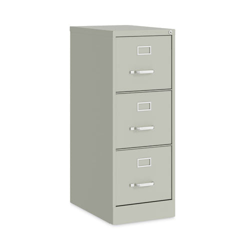 Image of Alera® Three-Drawer Economy Vertical File, Letter-Size File Drawers, 15" x 22" x 40.19", Light Gray