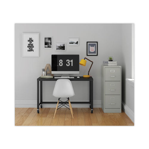 Image of Alera® Three-Drawer Economy Vertical File, Letter-Size File Drawers, 15" x 22" x 40.19", Light Gray