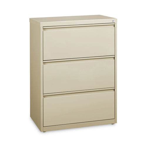 Image of Alera® Lateral File, Three Legal/Letter/A4-Size File Drawers, 30" x 18.62" x 40.25", Putty