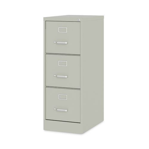 Image of Alera® Three-Drawer Economy Vertical File, Letter-Size File Drawers, 15" x 22" x 40.19", Light Gray
