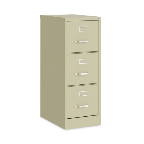 Image of Alera® Three-Drawer Economy Vertical File, Letter-Size File Drawers, 15" x 22" x 40.19", Putty