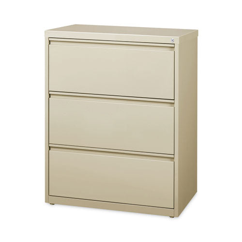 Image of Alera® Lateral File, Three Legal/Letter/A4-Size File Drawers, 30" x 18.62" x 40.25", Putty