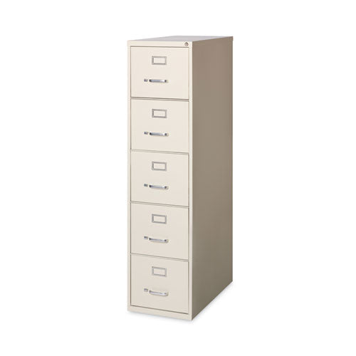 Image of Alera® Five-Drawer Economy Vertical File, Letter-Size File Drawers, 15" x 26.5" x 61.37", Putty