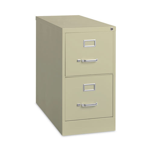 Image of Alera® Two-Drawer Economy Vertical File, Letter-Size File Drawers, 15" x 26.5" x 28.37", Putty