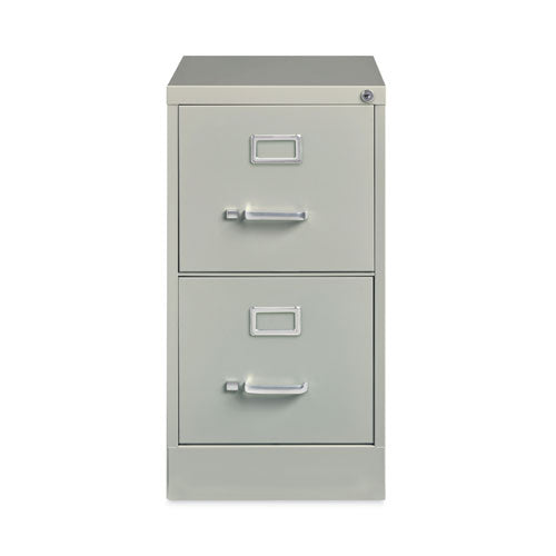 Image of Alera® Two-Drawer Economy Vertical File, Letter-Size File Drawers, 15" x 22" x 28.37", Light Gray