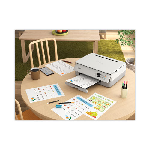 Image of Canon® PIXMA TR7020a WH Wireless All-in-One Inkjet Printer, Copy/Print/Scan, White