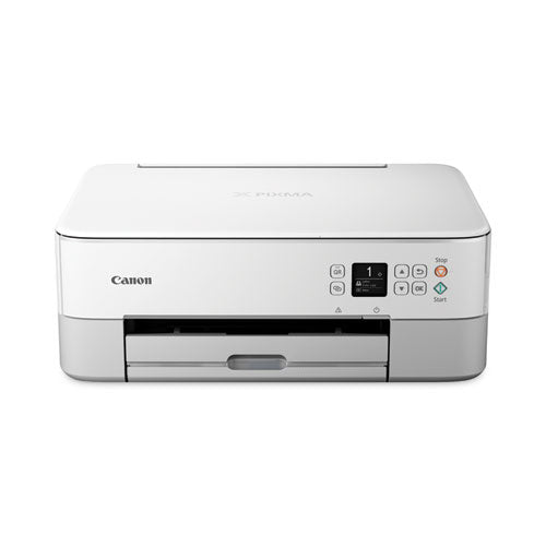 Image of Canon® PIXMA TR7020a WH Wireless All-in-One Inkjet Printer, Copy/Print/Scan, White