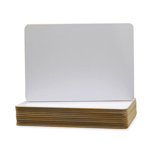 Image of Flipside Dry Erase Board, 5" x 7", White Surface, 12/Pack