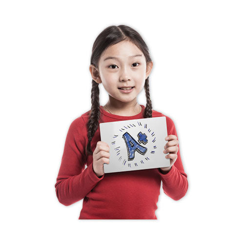 Image of Flipside Dry Erase Board, 7" x 5", White Surface, 12/Pack