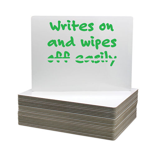 Image of Flipside Magnetic Dry Erase Board, 12" x 9", White Surface