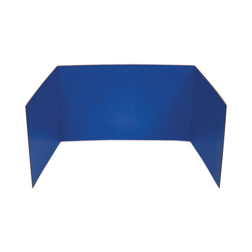 Image of Flipside Study Carrel, 48 x 12, Assorted Colors, 24/Pack