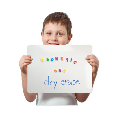 Image of Flipside Magnetic Dry Erase Board Set, 12" x 9", White Surface, 12/Pack