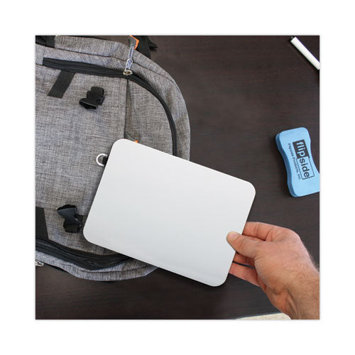 Image of Flipside Dry Erase Board, 9" x 6", White Surface, 24/Pack