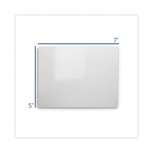 Image of Flipside Dry Erase Board, 5" x 7", White Surface, 12/Pack