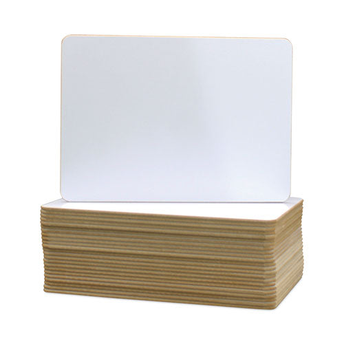 Image of Flipside Two-Sided Dry Erase Board, 7" x 5", White Surface, 24/Pack