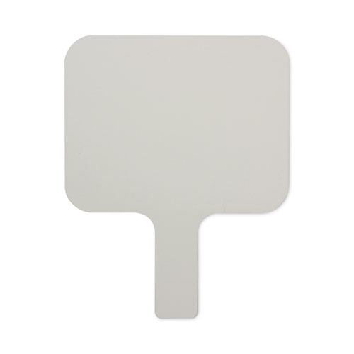 Image of Flipside Dry Erase Paddle, 9.75" x 8", White Surface, 12/Pack