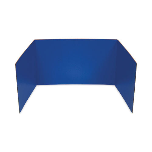 Image of Flipside Study Carrel, 48 x 18, Assorted Colors, 24/Pack