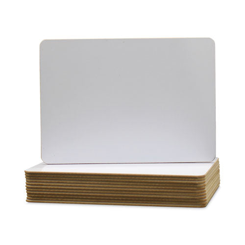 Image of Flipside Dry Erase Board, 7" x 5", White Surface, 12/Pack