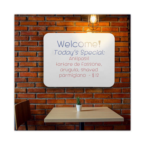 Image of Flipside Magnetic Dry Erase Board, 36" x 24", White Surface