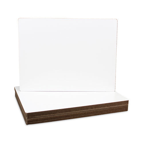 Image of Flipside Dry Erase Board, 12" x 9", White Surface, 12/Pack