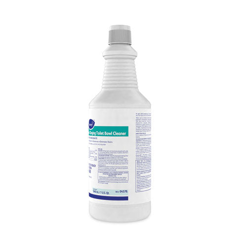 Image of Diversey Crew Clinging Toilet Bowl Cleaner, Floral Scent, Liquid, 1 Qt. Bottle, 12/ct