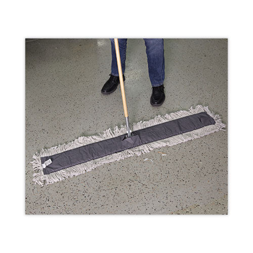 Image of Boardwalk® Clip-On Dust Mop Frame, 60w X 5d, Zinc Plated