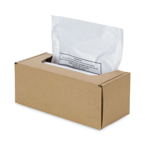 Image of Fellowes® Shredder Waste Bags, 16 To 20 Gal Capacity, 50/carton