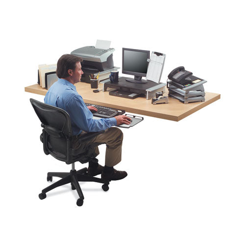 Image of Fellowes® Office Suites Printer/machine Stand, 21.25 X 18.06 X 5.25, Black/silver