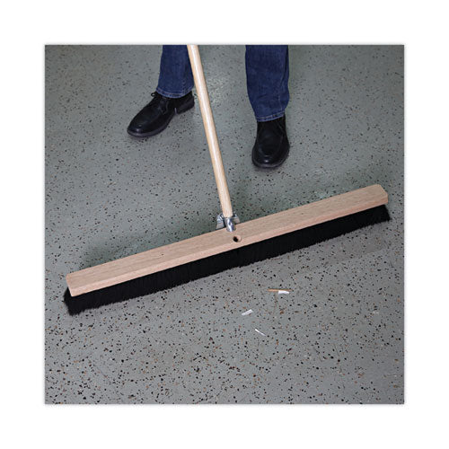 Image of Boardwalk® Floor Brush Head, 3" Black Polypropylene Bristles, 36" Brush