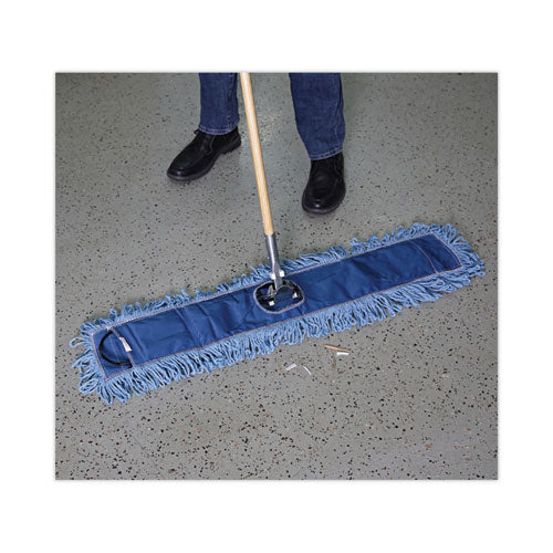 Image of Boardwalk® Clip-On Dust Mop Frame, 36w X 5d, Zinc Plated