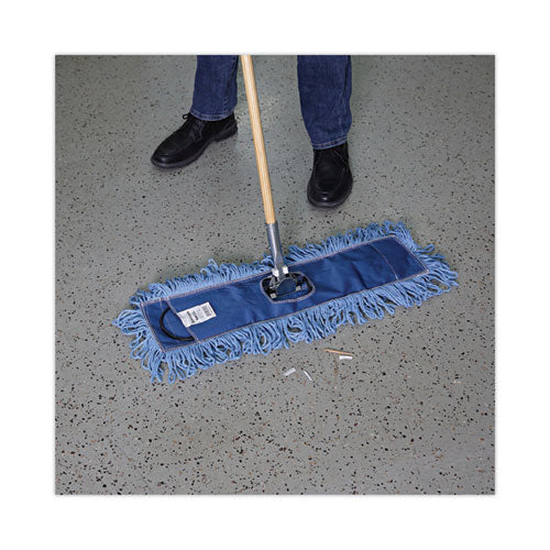 Image of Boardwalk® Clip-On Dust Mop Frame, 24w X 5d, Zinc Plated