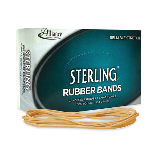 Image of Alliance® Sterling Rubber Bands, Size 117b, 0.06" Gauge, Crepe, 1 Lb Box, 250/box